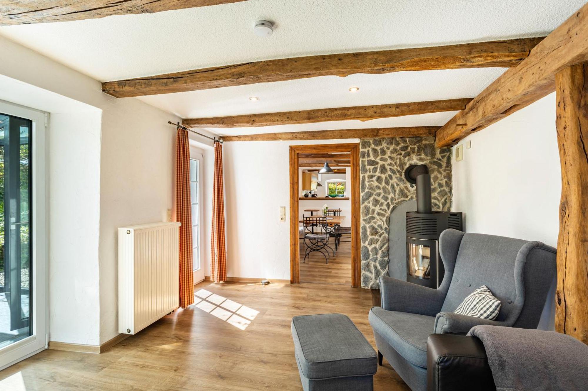 Fachwerk-Ferienhaus 1764 Eslohe Esterno foto